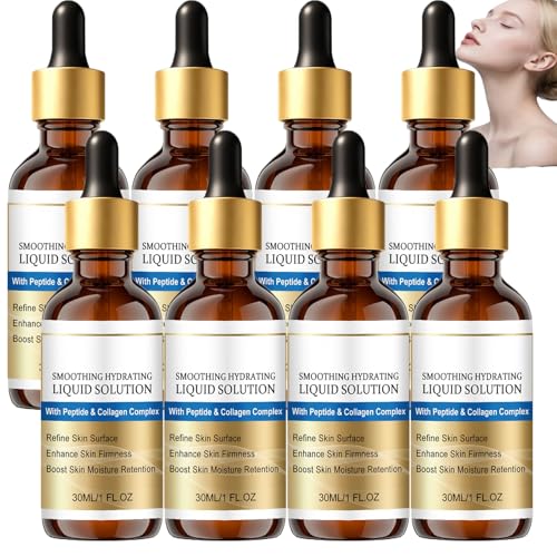 Sérum peptide collagène solution liquid hydratante anti-rides visage