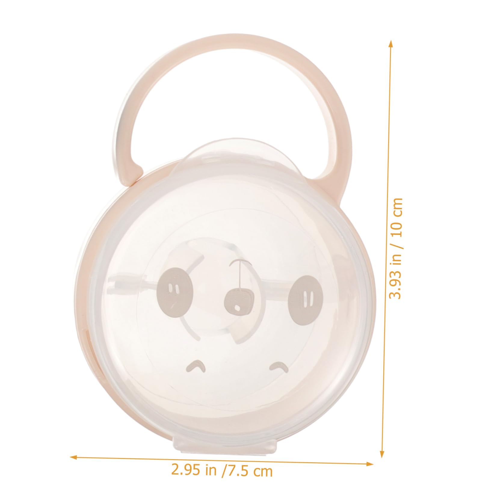 MOLUCKFU Newborn Pacifier Bag 3 Pack Baby Pacifier Organizer Handle Case Safe Easy to Clean