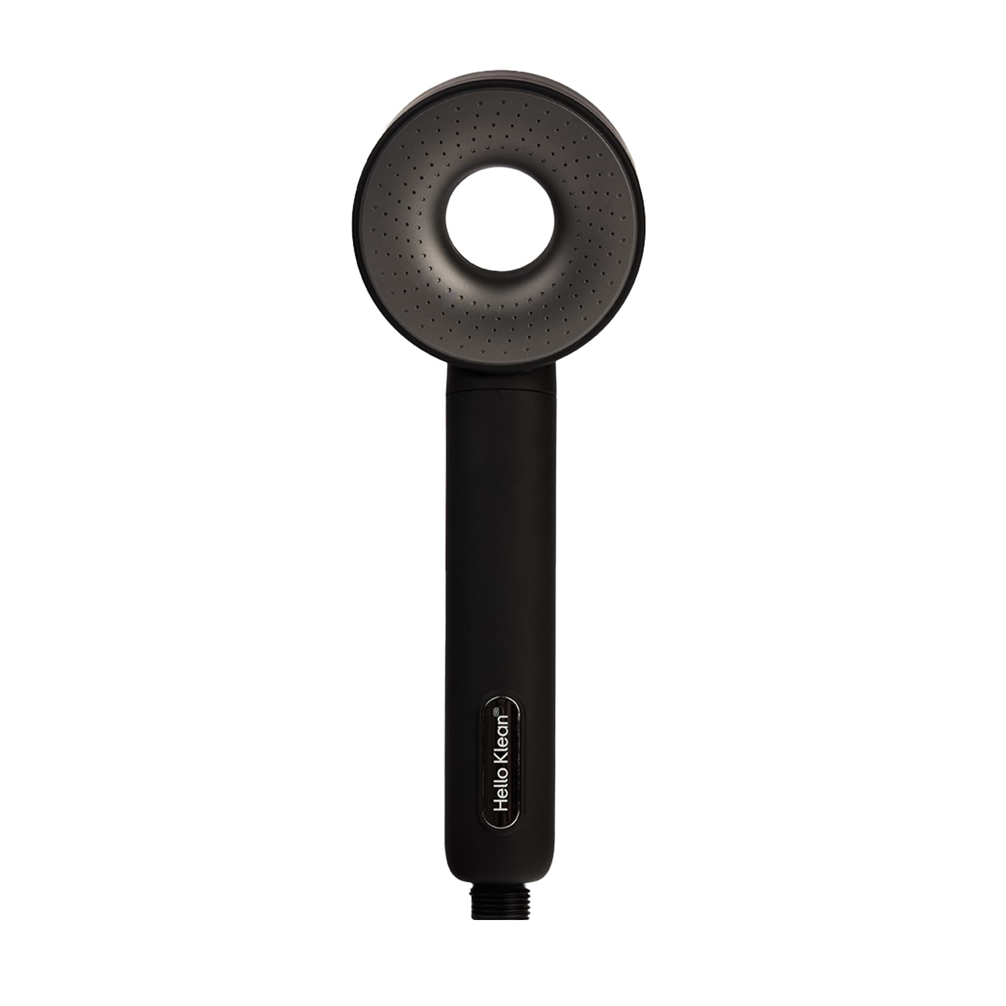 Hello Klean Black Shower Head In - Filters Unwanted Metals, Chlorine & Impurities Found In Water - Improves Quality Of Skin & Hair - Quick & Easy To Install
