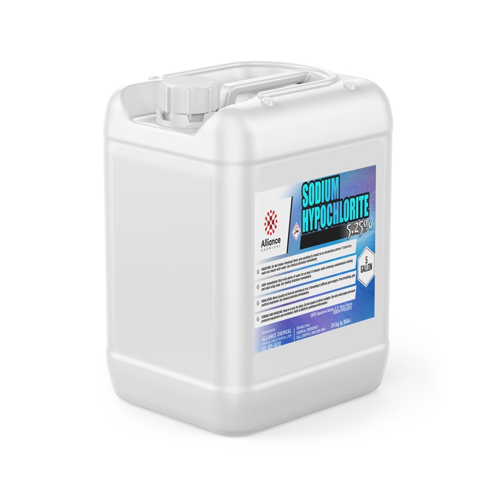 Alliance Chemical 次亜塩素酸ナトリウム 5.25% - 55ガロン - 水処理、表面精製、臭気除去用