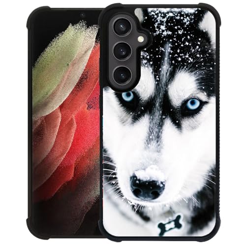 Coque Samsung Galaxy S24 antichoc CARLOCA protection silicone TPU souple motif husky