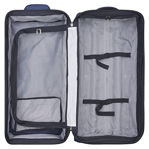 DELSEY Paris Raspail Rolling Wheeled Duffle Bag, Blue, 28-Inch