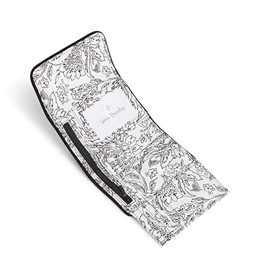 Vera Bradley Women's Microfiber Riley Compact Wallet With RFID Protection, True Black, One Size2