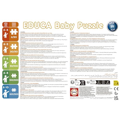 Educa - Baby Puzzles. Veicoli. Set Di 5 Puzzle Progressivi Per Bambini. +24 Mesi (14866) - 2