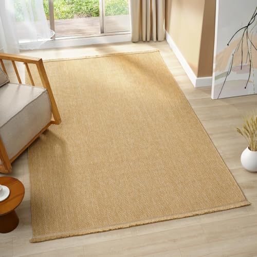 Tapete moderno LUXE WEAVERS zig zag jute 5x7