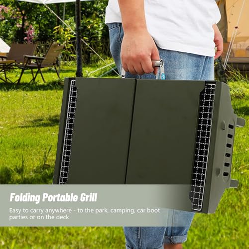 Barbecue à charbon pliable compact pour optimiser vos espaces - 4