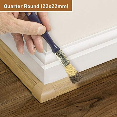 D-Line Quadrant Trunking Multipack | Popular Floor Trim Alternative | 6 x 2 Meter Lengths Per Pack - Stainable Oak