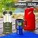 Lewis N. Clark Collapsible Camping Lantern | LED Portable Lantern for Indoor or Outdoor Use | Waterproof Lamp with Batteries Included | For Camping, Backpacking, Hiking, or Power Outage | Hunter Green