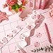500pcs Strawberry Thank You Labels 6 Designs Sweet Berry Much Stickers Pink Fruit Envelope Seals for Party Dessert Prescent Packing Supplies - Mysuevin (1.5 inch)