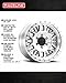 Raceline Wheels 951MC RYNO Wheel Machined Cc 17X9