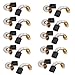 Aexit 10 Pairs Mounts & Accessories 6x12x14mm Carbon Brushes Power Tool for Electric Hammer Accessories Drill Motor