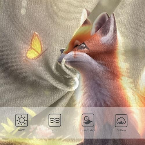 Funny Toddler Girls Underwear 2t Cotton Little Girl Panties Cute Red Fox Flower Forest Briefs Kids Undies3