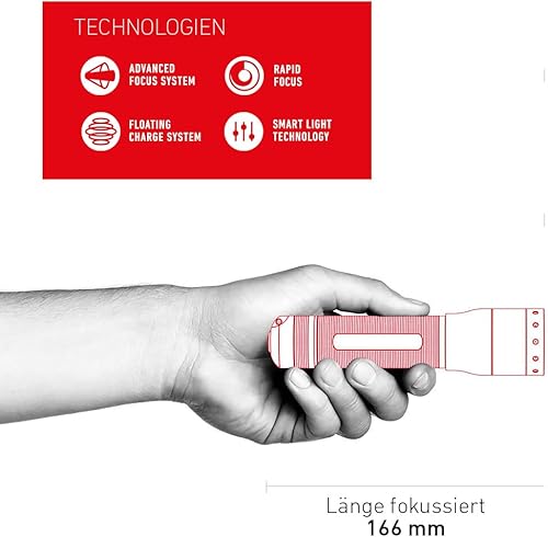 Miniatura 8 de Ledlenser Linterna LED P7, 450 lúmenes, enfocable, haz de larga distancia de 984.3 ft, 4 pilas AAA, incl. baterías