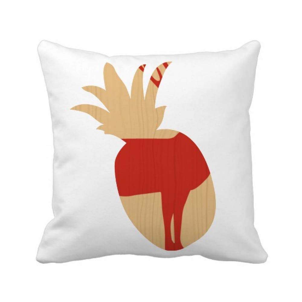 Housse de coussin carré cerfs grain d'ananas pour réchauffer l'ambiance de votre canapé