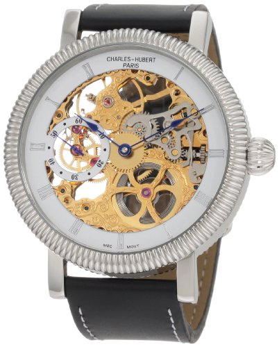 Charles-Hubert, Paris Men's 3737-G Premium Collection Stainless Steel Mechanical Watch
