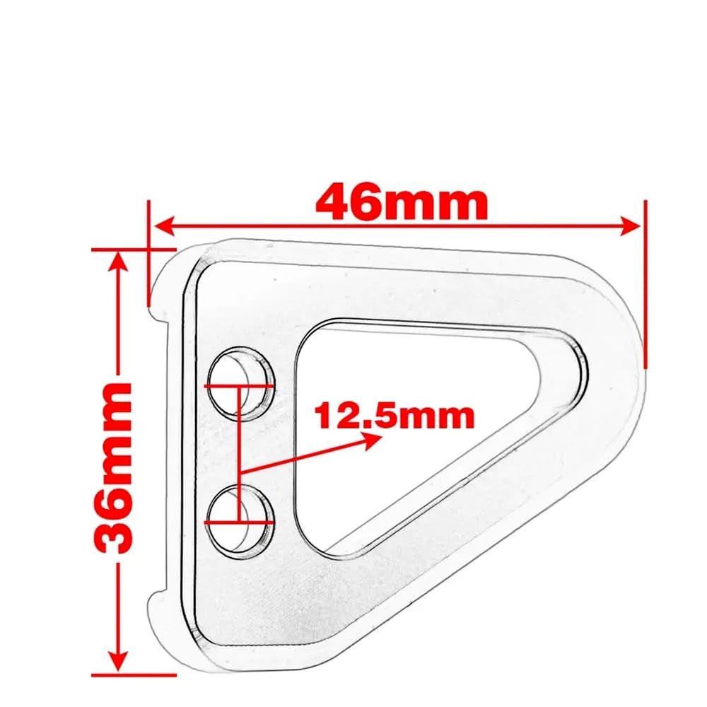 Back Brake Pedal Lever Step Plate Tip Kompatibel mit SX SXF XC XCF XCW EXCF, EX EC MC F, FC TC FE TE FX TX Modelle 2012-2016(Black)