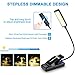 Luz de Lectura Recargable, YINSAN Lampara Libro, 9 LED con 9 Modos...