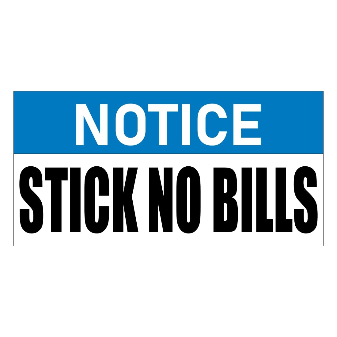 Ordershock Notice Stick No Bills Sign Board Self Adhesive Multicolor Sunboard 8x4 Inch (B0CK1K2S3Z) Amazon Price History, Amazon Price Tracker