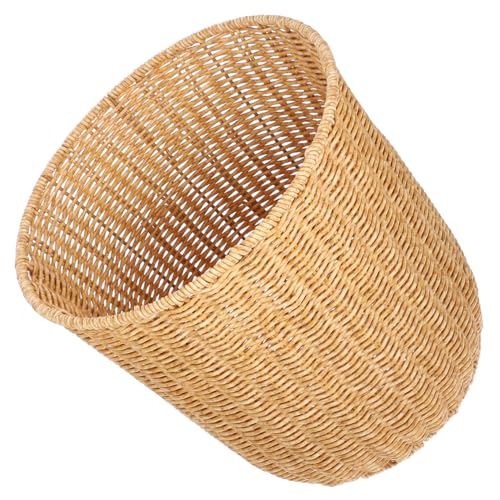 Poubelle osier tissée grande capacité pour un bureau propre et élégant