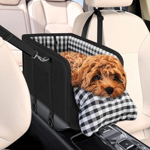 Consola para perros de razas pequeñas: accesorio de viaje resistente para coche 3