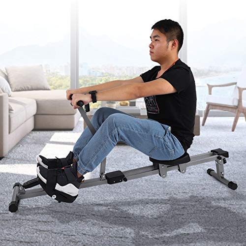 image for Cocoarm Adjustable Fitness Rowing Machine, Folding Rowing Machine Fitn