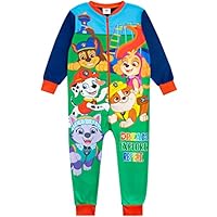 Paw Patrol Boys Onesie, Sleepsuit, All in One Pyjamas, Multicoloured, Age 3-4 Years