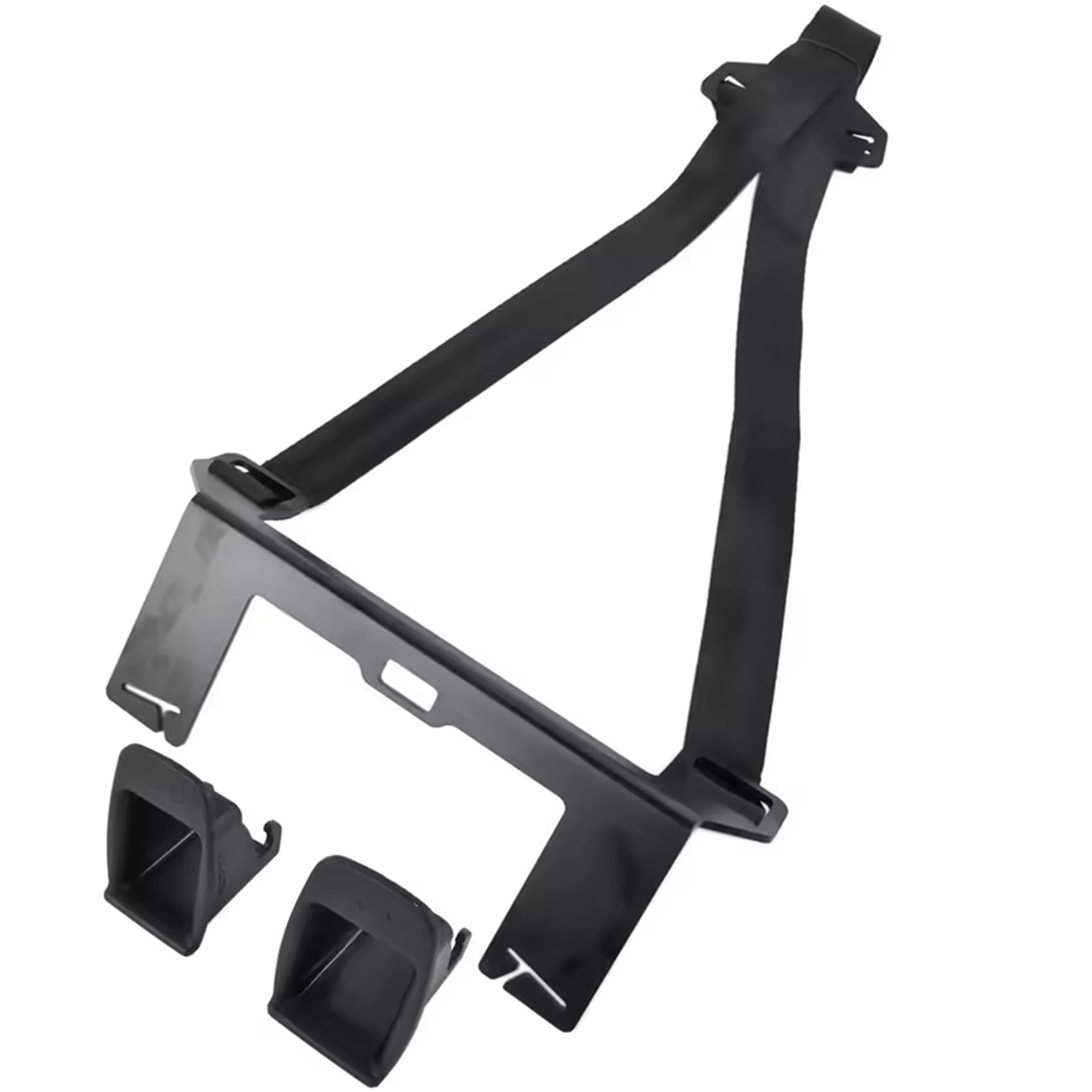 2X Support de Fixation en Acier pour Ceinture de Sécurité de Voiture, Connecteur de Verrouillage pour Siège de Sécurité Enfant pour ISOFIX