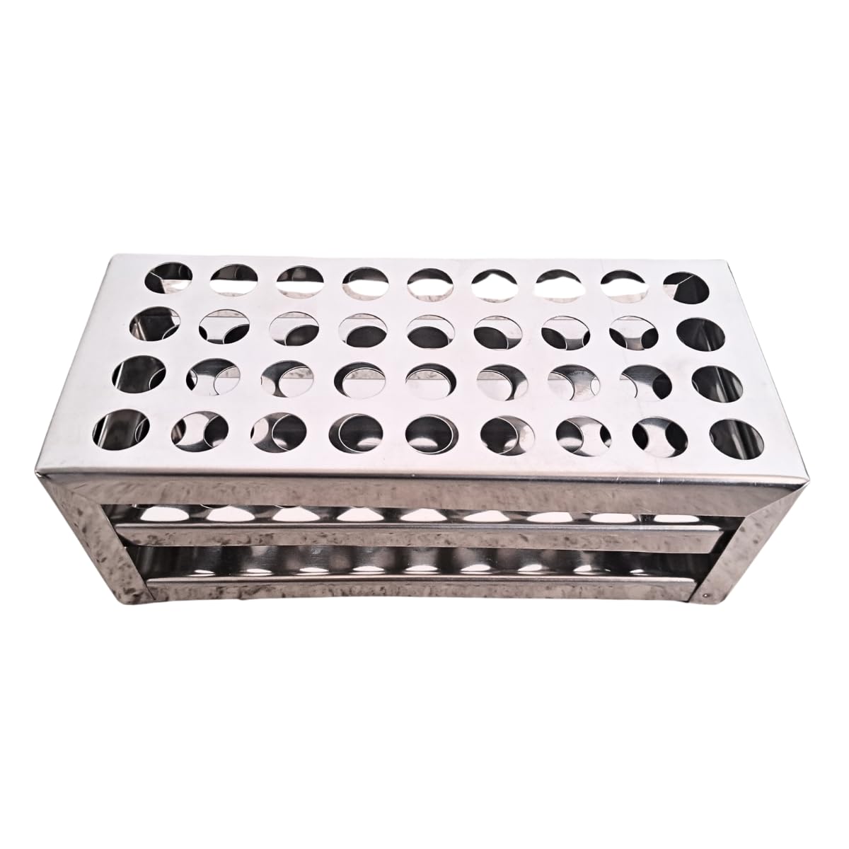 AANIJ® Test Tube Stand Stainless Steel 304 grade, Size 13 mm × 36 Holes Test Tube rack for Laboratory Pack of 1-image-19