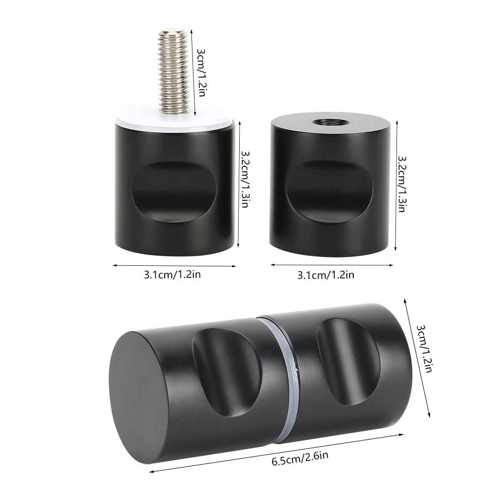 Maniglia per porta in vetro in acciaio inossidabile Maniglia per porta a foro singolo per accessori per mobili per cabina doccia