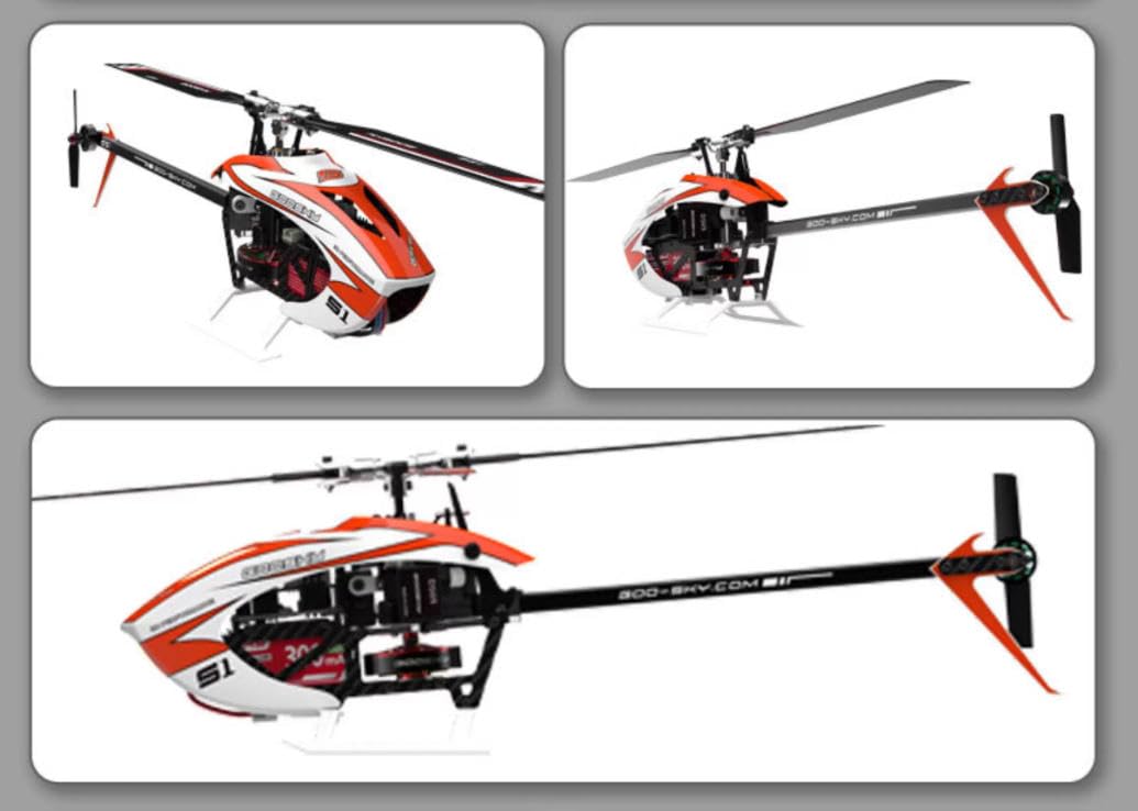 Amazon | GOOSKY S1 RC ヘリコプター BNF バージョン（ブルー