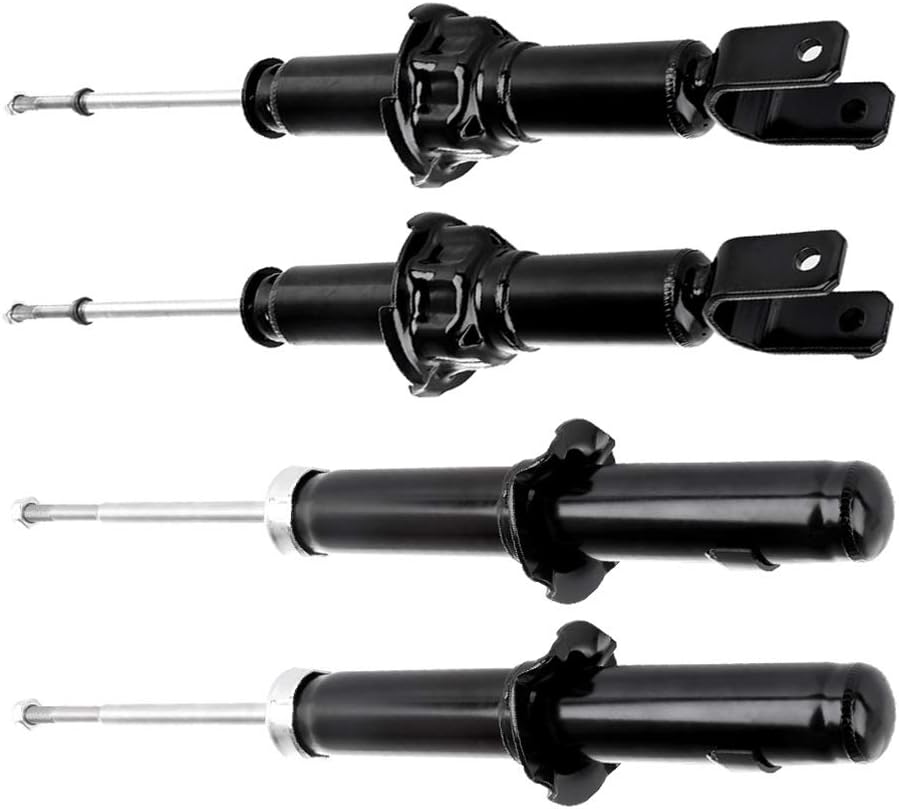 4Pcs Front + Rear Shocks Set for Civic - INEEDUP Shock Absorber Kit for 1996 1997 1998 1999 2000 for Honda for Civic Bare Struts Amortiguadores