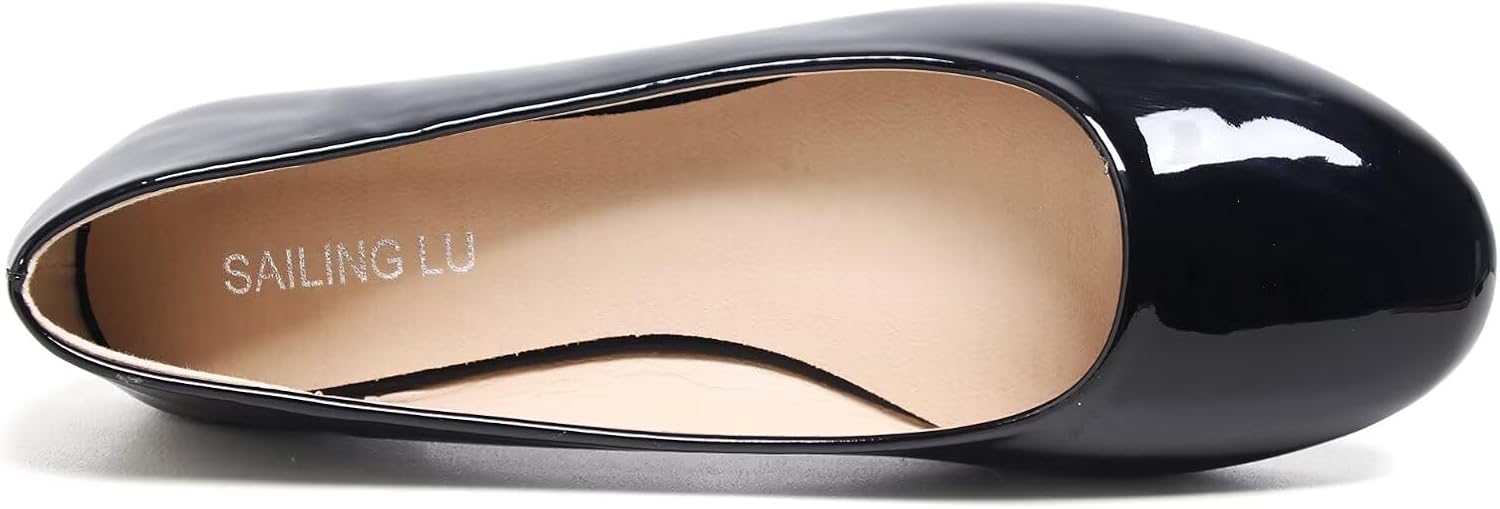 SAILING LU Women's Pointed Toe Ballet Flats Comfortable Solid Color Flat Shoes Casual for Women Work Slip-Ons Loafers - Image 6