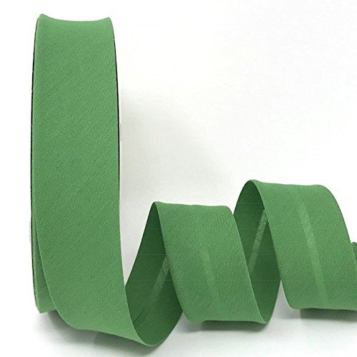 Byetsa Cinta para bies (polialgodón, 30 mm, rollo de 25 m), color verde Cover