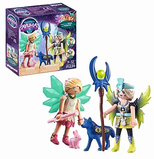 PLAYMOBIL Adventures of Ayuma 71235 Crystal y Moon Fairy con Animales del Alma, Juguete para niños a Partir de 7 años | Ya disponible en tu tienda friki favorita! En mundofriki.es!