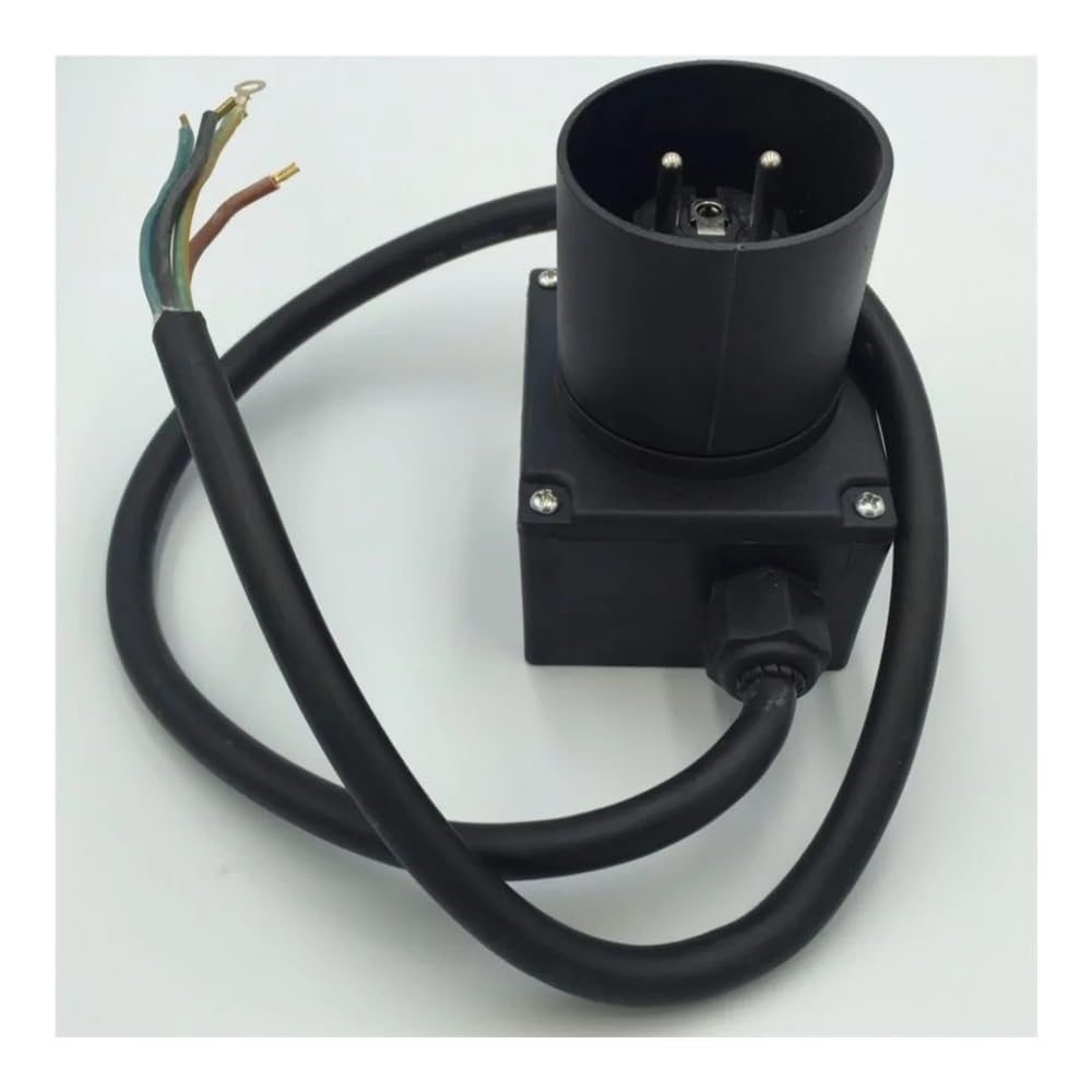 HCK3T - Interruptor de botón electromagnético para cortar madera IP54, 250 V, 16 A, para cortador de troncos