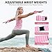Uyittour 16PCS Pilates Kit, Home Pilates Workout Kit with Ankle Weights, Pilates Ring and Ball Set for Women, Pilates Equipment with Resistance Bands, Core Sliders & Socks for Starter Home Workouts