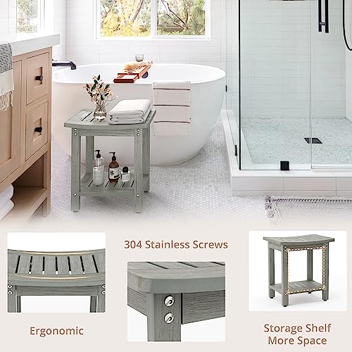 Lue Bona Hdps Shower Bench Seat, Shower Stool For Inside Shower Waterproof thumb #6