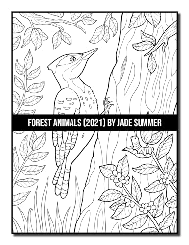 Forest Animals: An Adult Coloring Book with 50 Adorable Images of Woodland Creatures, Beautiful Flowers, Nature Scenes, and More! - Image 18