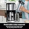 Ninja 12 Cup Programmable Coffee Maker with Classic and Rich Brews, Removable 60 oz. Water Reservoir, and Thermal Flavor Extraction, color Black/Stainless Steel (model CE250) #4