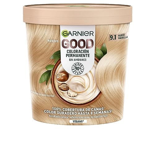Coloration Garnier Good 9.1 blond vanille pour un rituel beauté à la maison