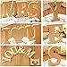 Magik 3.93'' A-Z Wooden Letters Alphabet Self Standing Kid's Room Nursery Wedding Party/Home/Decor Lot (G, 3.93'')