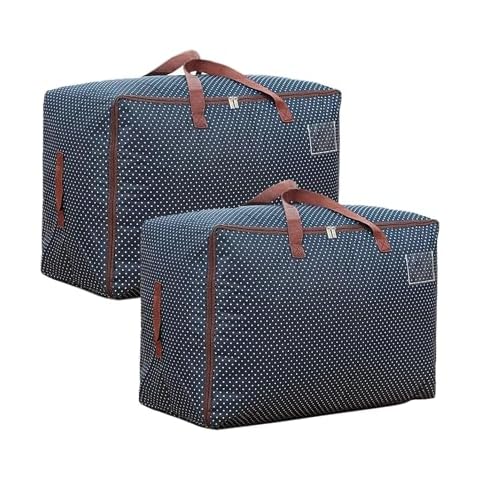 WITERY Large Storage Bag Garden Furniture Cushion With Zip Waterproof Sturdy 600D Oxford Moving Clothes Storage Bags Organizer Bags For Bedding, Duvets, Pillows, Clothes Moving Home Cover