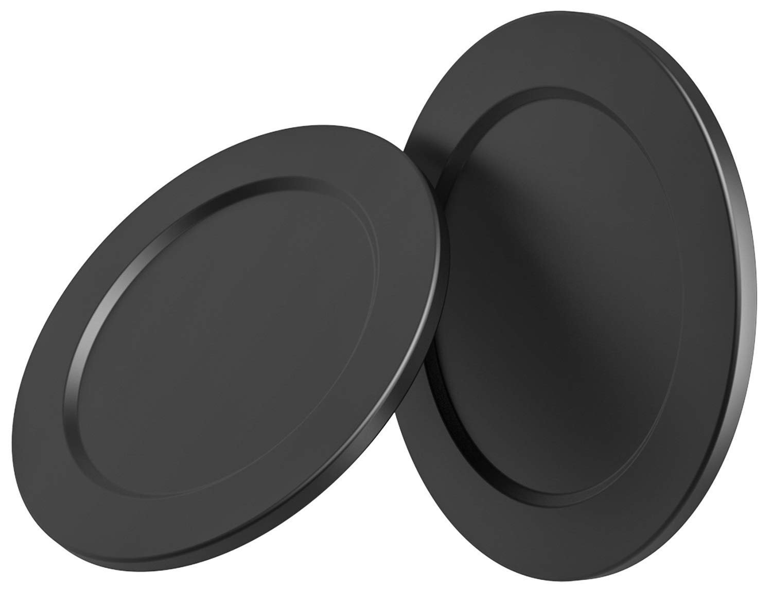 METISINNO [2 Pack] Magnetic Base, Compatible with iPhone 12 MagSafe, Compatible with PopSockets PopGrip, Allows Phone Holder Become Removable Magnetic Accessories-Black (Phone Holder Not Include)