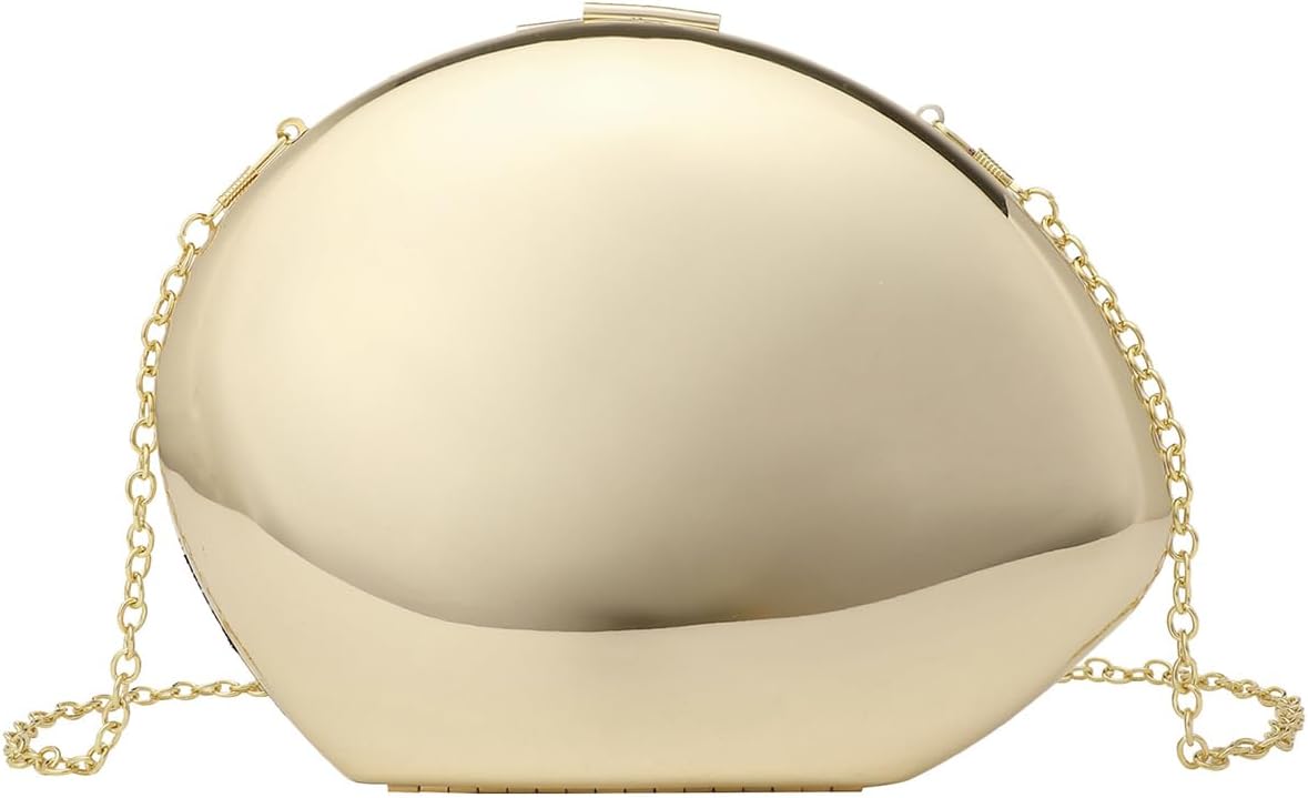 Bolsa Clutch Festa Feminina Dourada Acrílico Translúcido Relevo Mão Ombro Transversal Com Correntes Removíveis