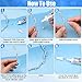 B-7000 Glue Clear for Rhinestone Crafts, Jewelry and Bead Adhesive B7000 Semi Fluid High Viscosity Glues for Clothes Shoes Fabric Cell Phones Screen Repair Metal Stone Nail Art Glass (4x15 ml/0.5 oz)
