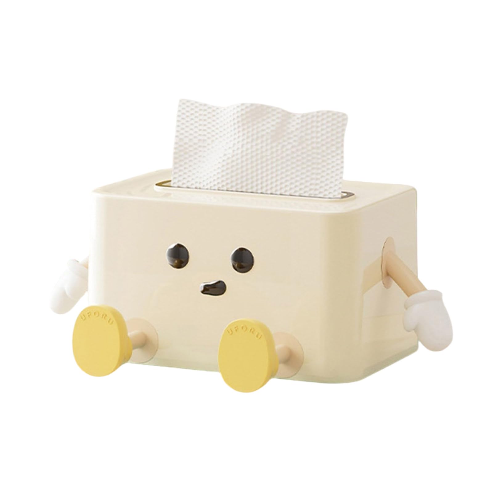Tsophreniq Effective Paper Access Tissue Box Automatic Lift Case Sturdy Dispenser Holder Fit Any Decors Kids Accessible Box