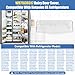 WR22X10012 WR71X38317 Refrigerator Dairy Door Compatible With Hotpoint GE Dairy Bin Cover, Refrigerator Door Dairy Replaces AP7175676 AH295579 EA295579 879748 AH295579 PS16619589