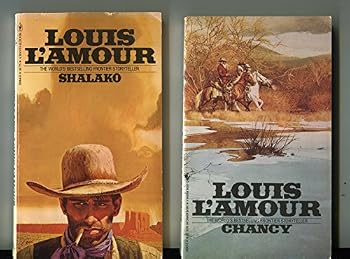 Paperback 2 Louis L'Amour westerns Shalako / Chancy Book