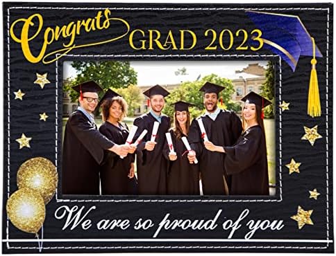 WhatSign Graduation Picture Frames Congratulations Graduate 2023 Graduation Photo Frame High School College Graduation Gifts for Her Him Class of 2023 Gifts for Girls Boys Women Men Son Daughter