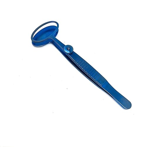 Pinzas de titanio Chalazion 1.181in x 0.591in ENT Instrumento oftálmico